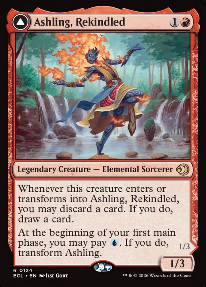 Ashling, Rekindled // Ashling, Rimebound 124p/87 (undefined)  - Foil | Good Games Adelaide SA