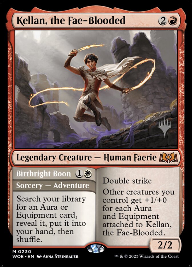 Kellan, the Fae-Blooded // Birthright Boon 230p/200 (undefined)  - Foil | Good Games Adelaide SA