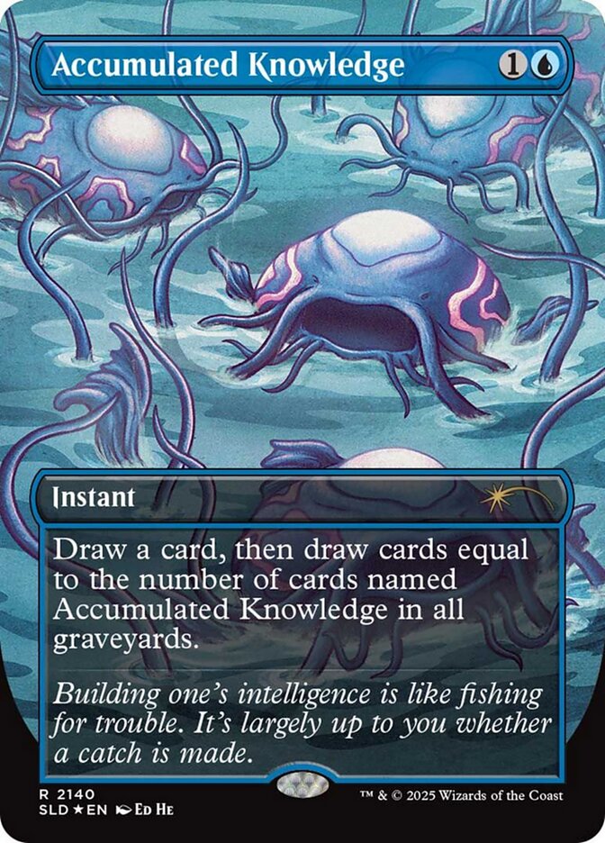 Accumulated Knowledge 2140/1 (Secret Lair Drop Series)  - Foil | Good Games Adelaide SA