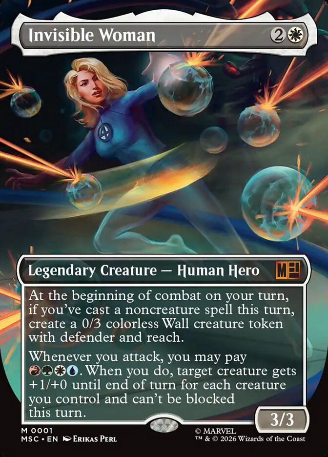 Invisible Woman 1/7 (Commander: Marvel Super Heroes)  - Foil | Good Games Adelaide SA