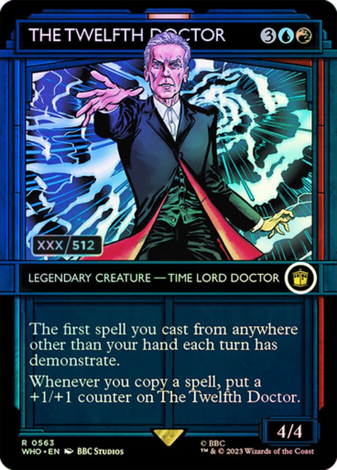 The Twelfth Doctor Seralized 563z/331 (Universes Beyond: Doctor Who)  - Foil | Good Games Adelaide SA
