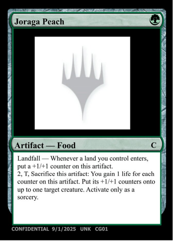 Joraga Peach CG01/477 (Un-Known Event Playtest Cards)  | Good Games Adelaide SA