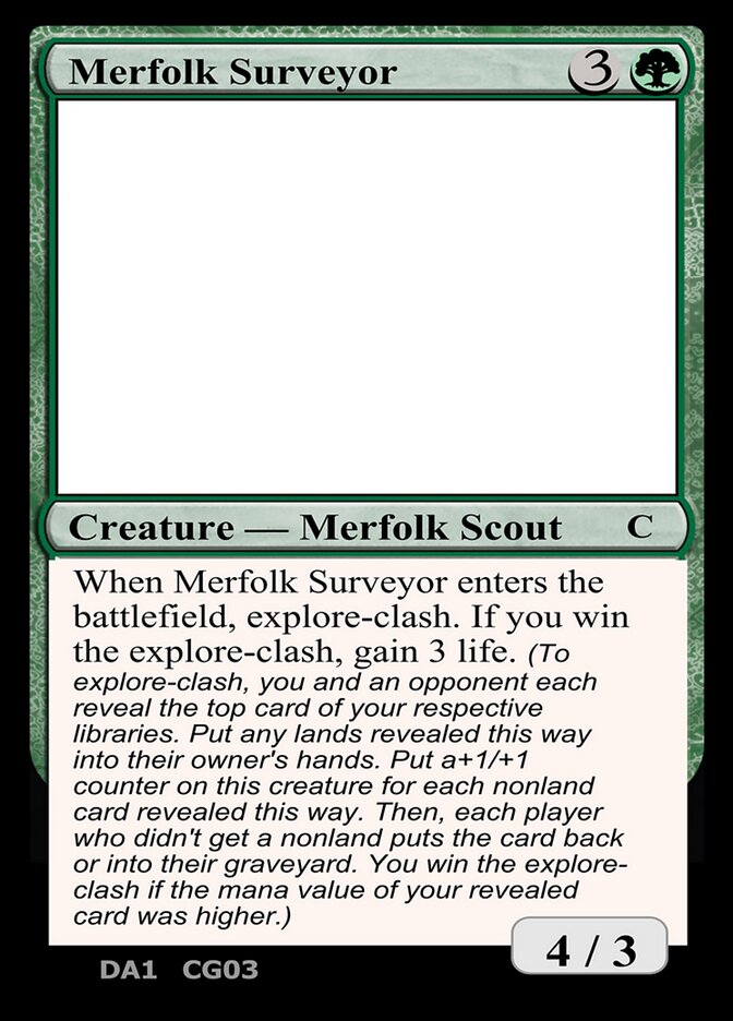 Merfolk Surveyor CG03d/477 (Un-Known Event Playtest Cards)  | Good Games Adelaide SA