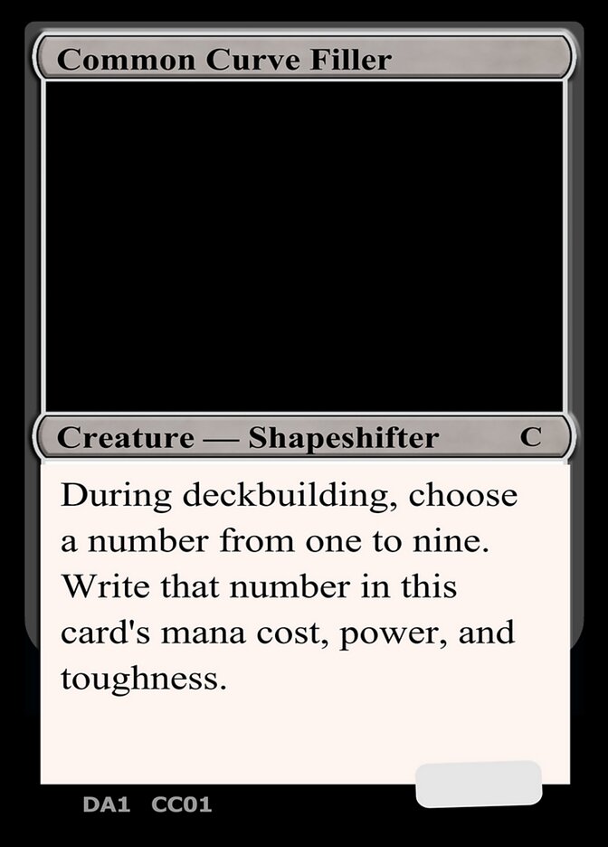 Common Curve Filler CC01/477 (Un-Known Event Playtest Cards)  | Good Games Adelaide SA