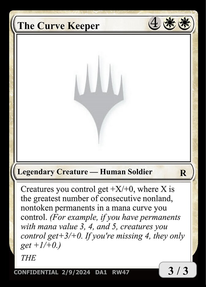 The Curve Keeper RW47/477 (Un-Known Event Playtest Cards)  | Good Games Adelaide SA