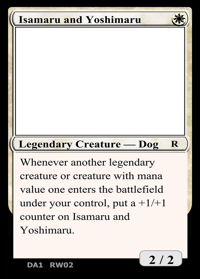 Isamaru and Yoshimaru RW02b/477 (Un-Known Event Playtest Cards)  | Good Games Adelaide SA