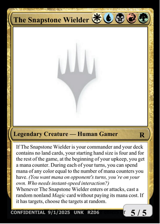 The Snapstone Wielder RZ06h/477 (Un-Known Event Playtest Cards)  | Good Games Adelaide SA
