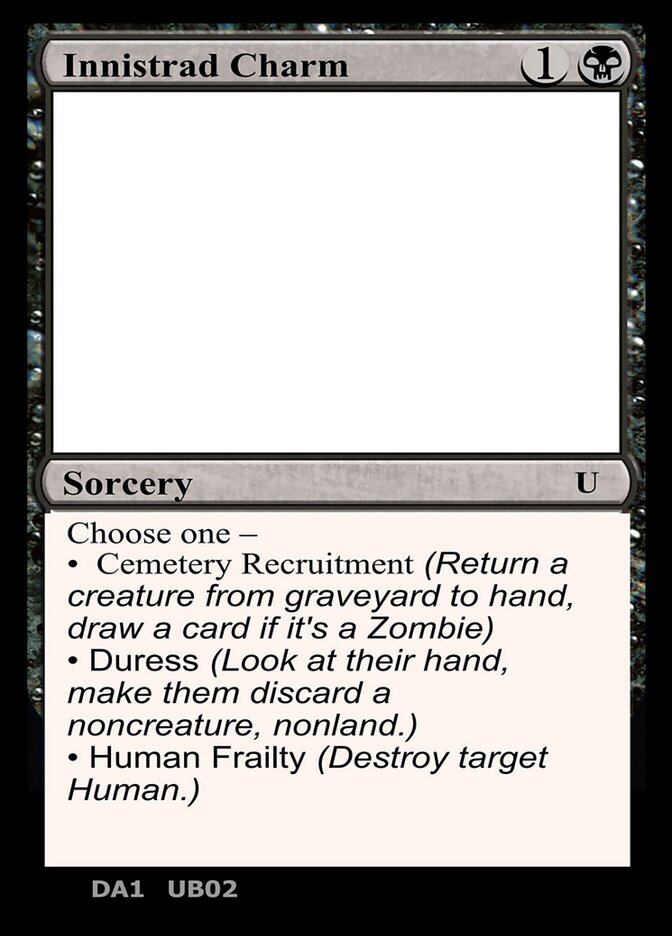 Innistrad Charm UB02c/477 (Un-Known Event Playtest Cards)  | Good Games Adelaide SA