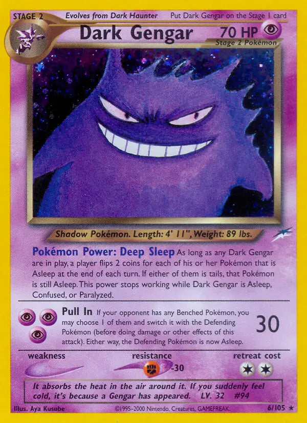 Dark Gengar 006/105 (Neo Destiny)  - Unlimited Holofoil | Good Games Adelaide SA