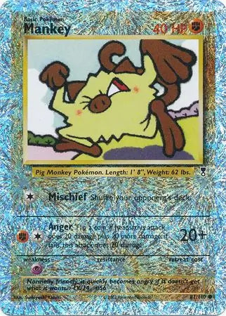 Mankey 081/110 (Legendary Collection)  - Reverse Holofoil | Good Games Adelaide SA