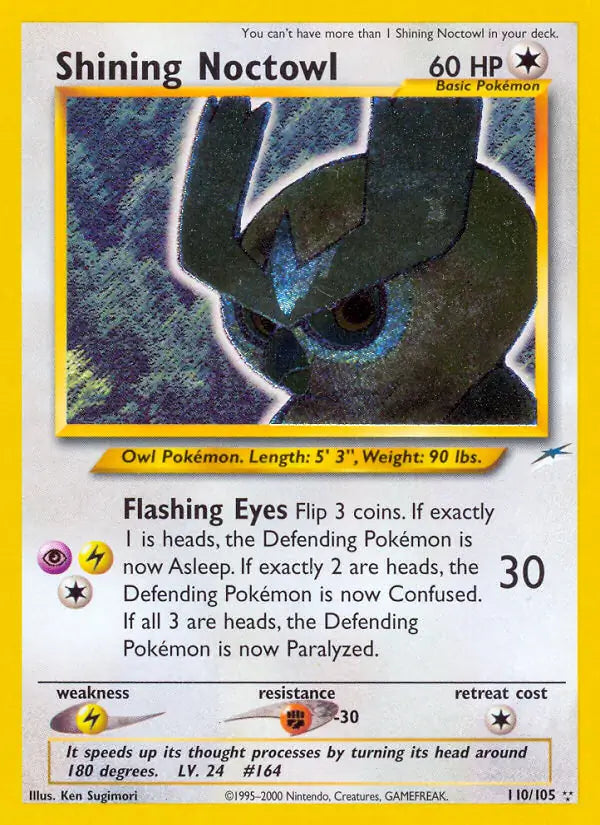 Shining Noctowl 110/105 (Neo Destiny)  - Unlimited Holofoil | Good Games Adelaide SA