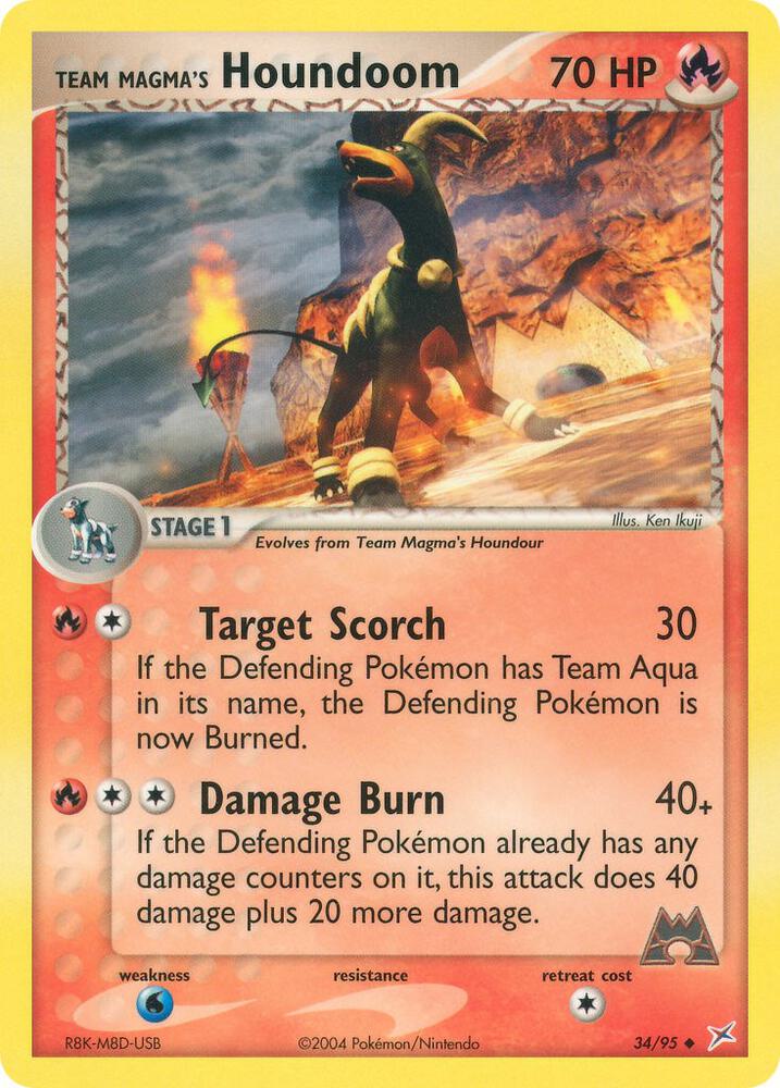 Team Magma's Houndoom 34/95 (Team Magma vs Team Aqua)  - Reverse Holofoil | Good Games Adelaide SA