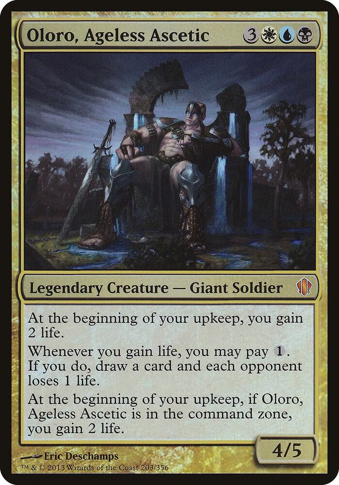 Oloro, Ageless Ascetic 203 (Oversize Cards)  - Foil | Good Games Adelaide SA