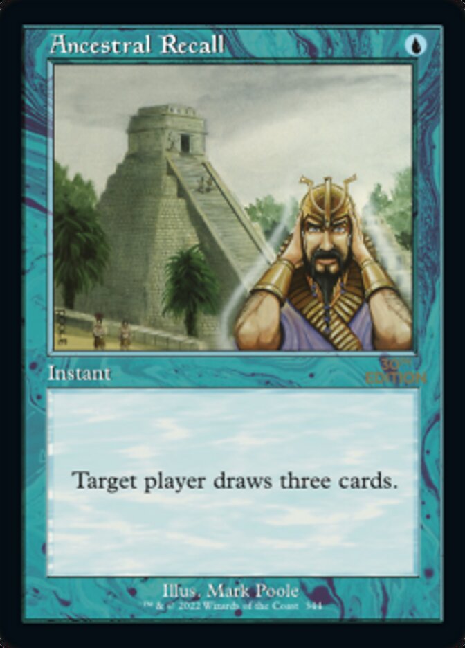 Ancestral Recall (Retro) [30th Anniversary Edition] | Good Games Adelaide SA