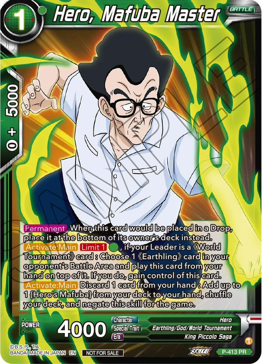 Hero, Mafuba Master (Zenkai Series Tournament Pack Vol.1) (P-413) [Tournament Promotion Cards] | Good Games Adelaide SA