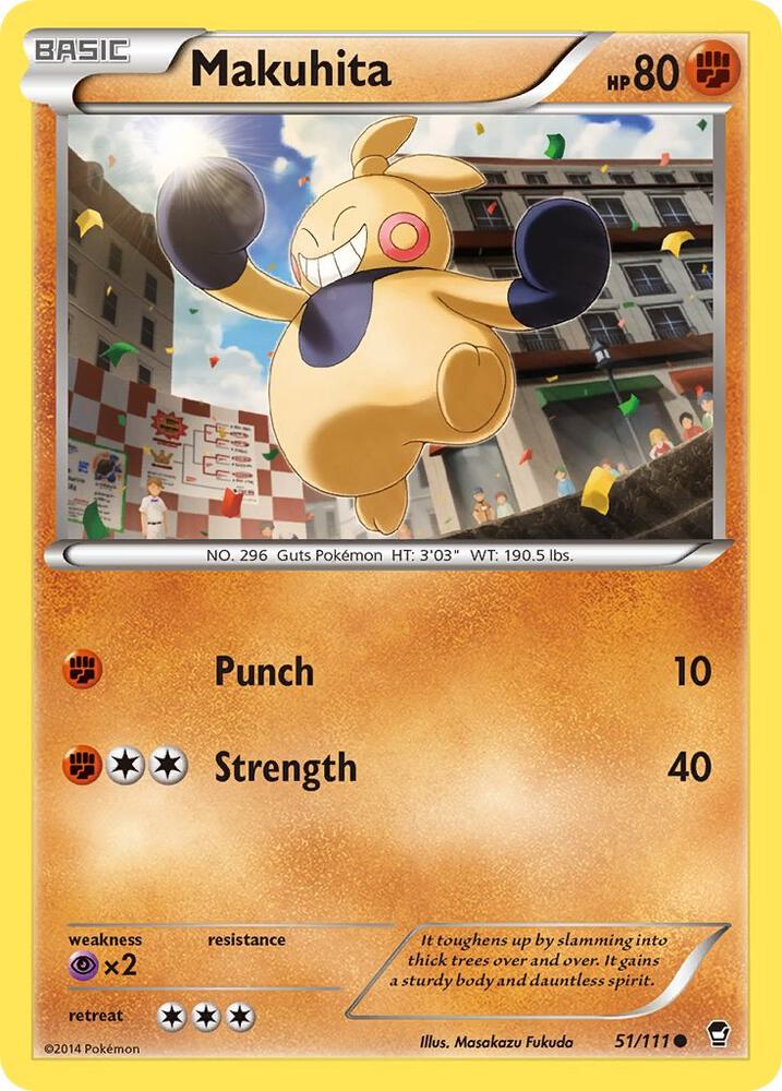Makuhita 51/111 (XY - Furious Fists)  | Good Games Adelaide SA
