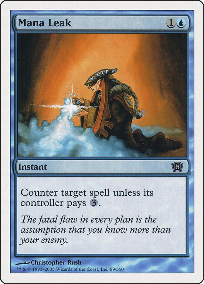 Mana Leak 89 (8th Edition)  | Good Games Adelaide SA