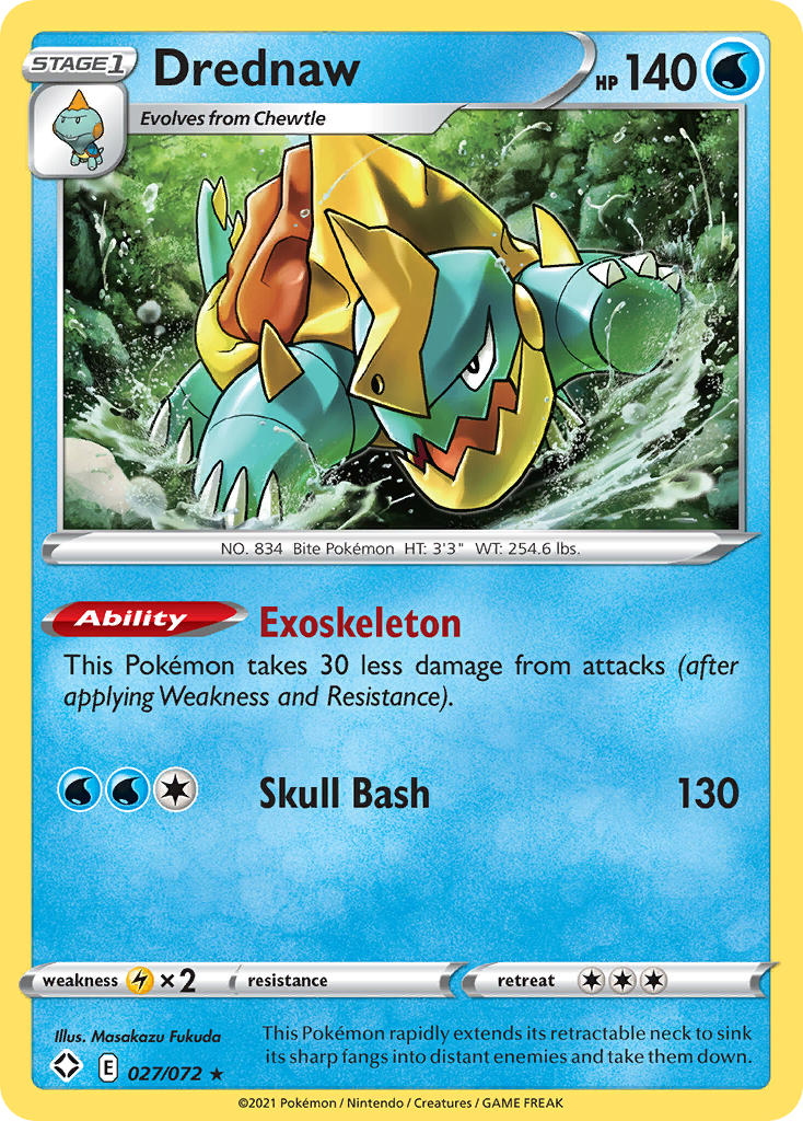 Drednaw (027/072) [Sword & Shield: Shining Fates] | Good Games Adelaide SA