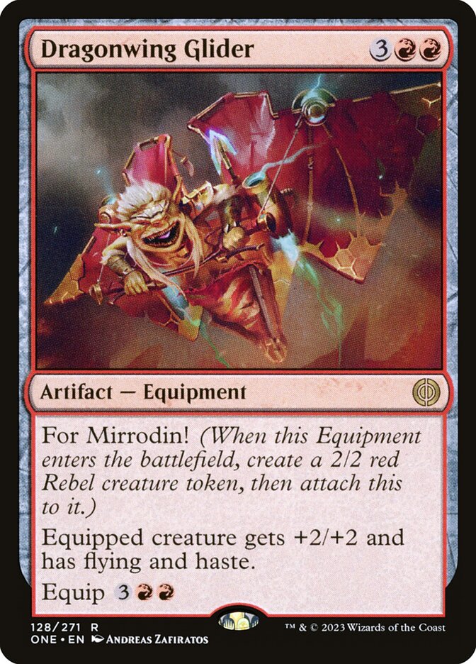 Dragonwing Glider 128 (Phyrexia: All Will Be One)  | Good Games Adelaide SA