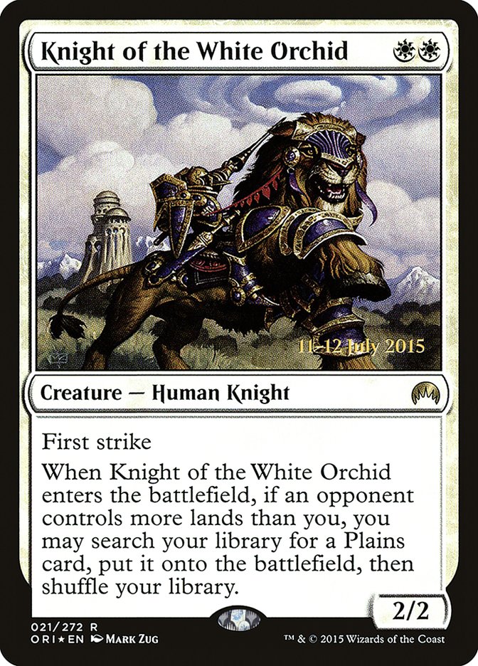 Knight of the White Orchid [Magic Origins Promos] | Good Games Adelaide SA