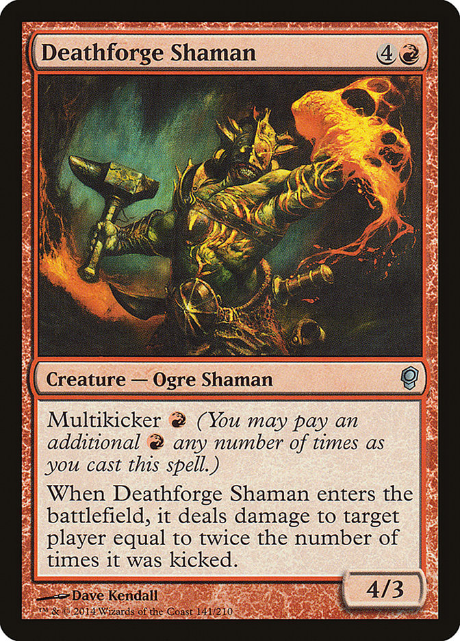 Deathforge Shaman 141/210 (Conspiracy)  | Good Games Adelaide SA