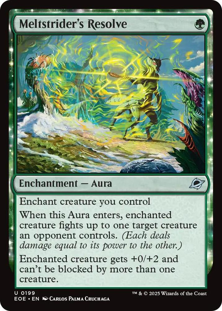 Meltstrider's Resolve 199 (Edge of Eternities)  - Foil | Good Games Adelaide SA