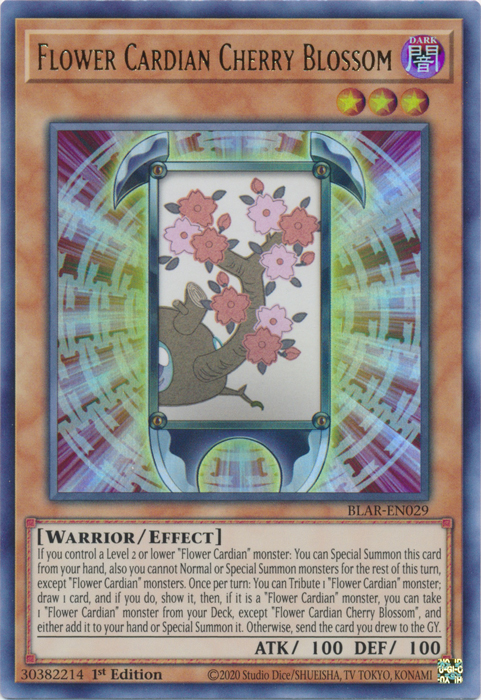 Flower Cardian Cherry Blossom [BLAR-EN029] Ultra Rare | Good Games Adelaide SA