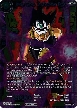 Masked Saiyan, the Mysterious Warrior (Metallic Foil) (Event Pack 2018) (EX02-02) [Promotion Cards] | Good Games Adelaide SA