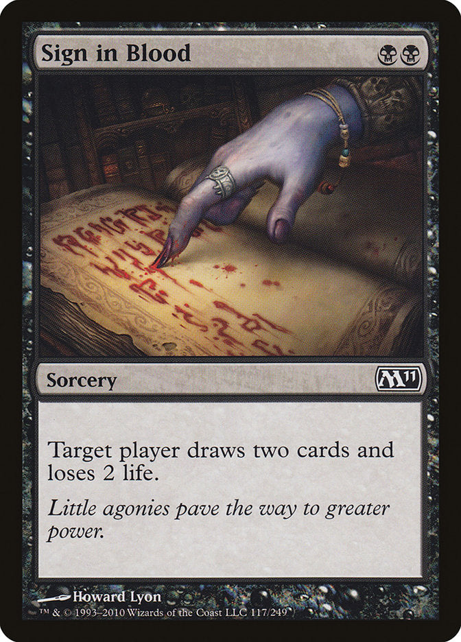 Sign in Blood [Magic 2011] | Good Games Adelaide SA
