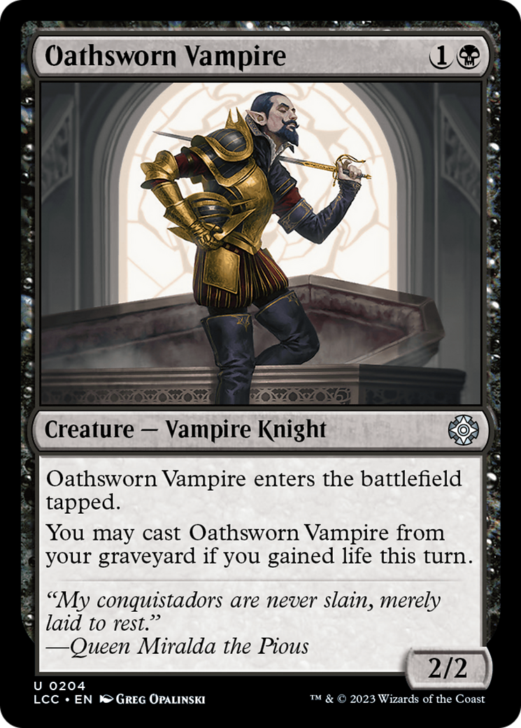 Oathsworn Vampire [The Lost Caverns of Ixalan Commander] | Good Games Adelaide SA