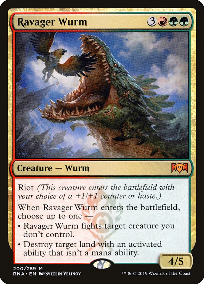 Ravager Wurm 200 (Ravnica Allegiance)  | Good Games Adelaide SA