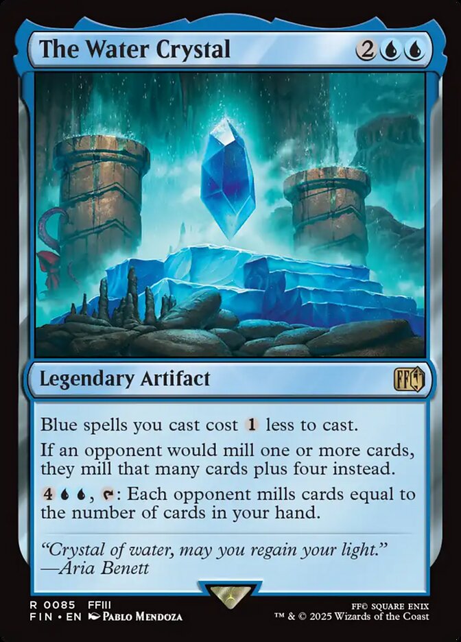 The Water Crystal 85 (FINAL FANTASY)  - Foil | Good Games Adelaide SA