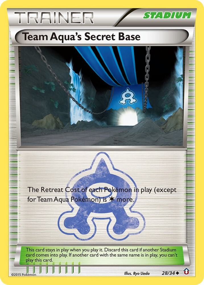 Team Aqua's Secret Base 28/34 (Double Crisis)  | Good Games Adelaide SA