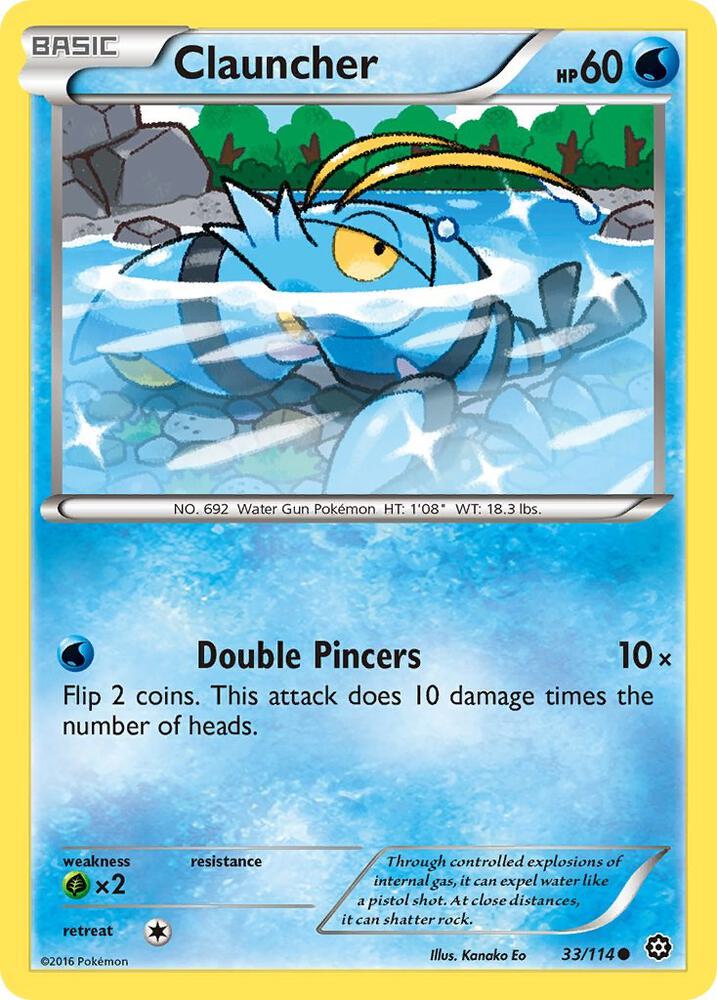 Clauncher 33/114 (XY - Steam Siege)  | Good Games Adelaide SA
