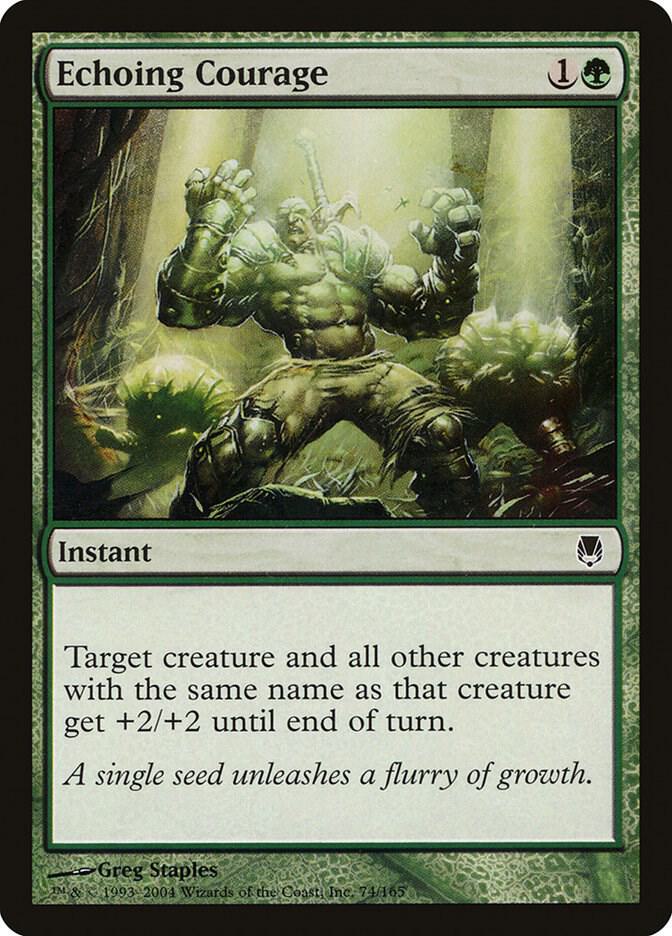 Echoing Courage 74 (Darksteel)  - Foil | Good Games Adelaide SA