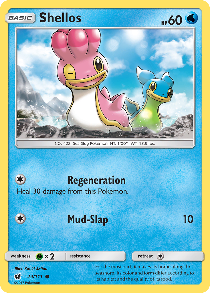 Shellos (29/111) [Sun & Moon: Crimson Invasion] | Good Games Adelaide SA