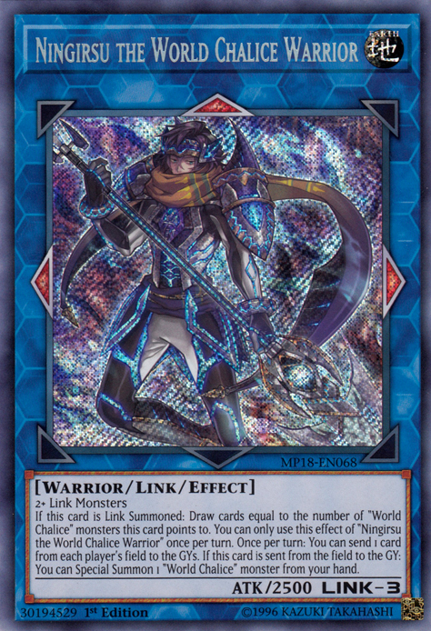 Ningirsu the World Chalice Warrior [MP18-EN068] Secret Rare | Good Games Adelaide SA
