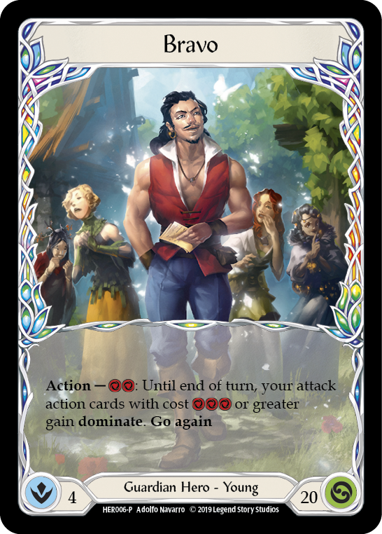 Bravo [HER006-P] (Promo)  1st Edition Rainbow Foil | Good Games Adelaide SA