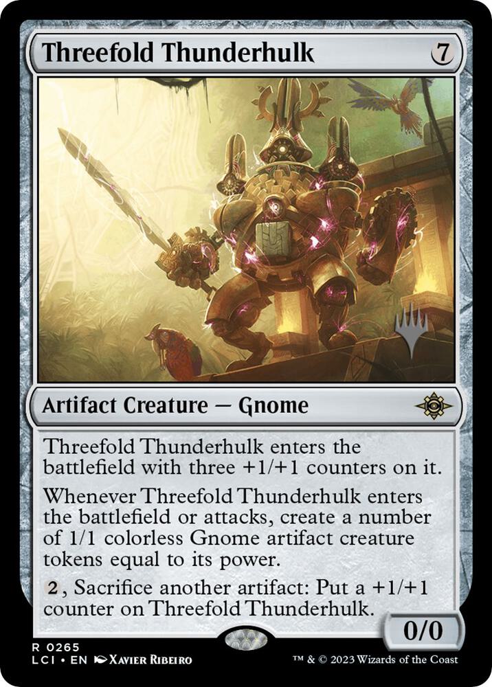 Threefold Thunderhulk 265 (Promo Pack: The Lost Caverns of Ixalan)  | Good Games Adelaide SA