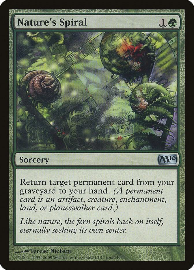 Nature's Spiral 196 (Magic 2010 (M10))  - Foil | Good Games Adelaide SA