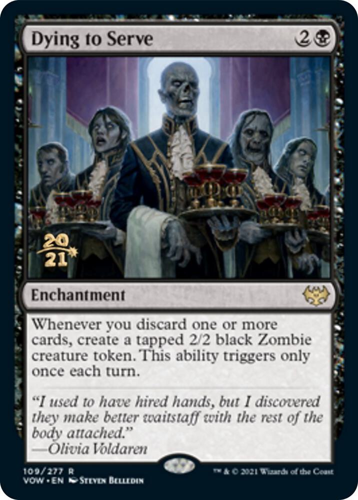 Dying to Serve 109 (Prerelease Cards)  - Foil | Good Games Adelaide SA