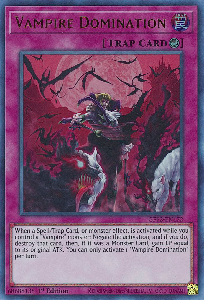 Vampire Domination [GFP2-EN172] Ultra Rare | Good Games Adelaide SA