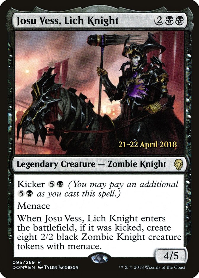 Josu Vess, Lich Knight [Dominaria Promos] | Good Games Adelaide SA
