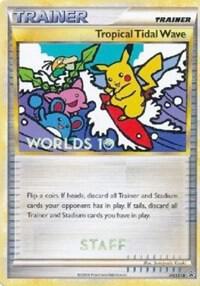 Tropical Tidal Wave Worlds 10 Staff HGSS18 (HGSS Promos)  | Good Games Adelaide SA