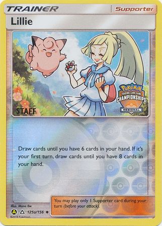 Lillie (125a/156) (Regional Promo Staff) [Sun & Moon: Ultra Prism] | Good Games Adelaide SA