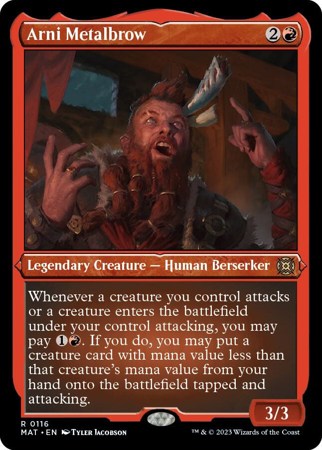 Arni Metalbrow Foil Etched 116 (March of the Machine: The Aftermath)  - Foil | Good Games Adelaide SA
