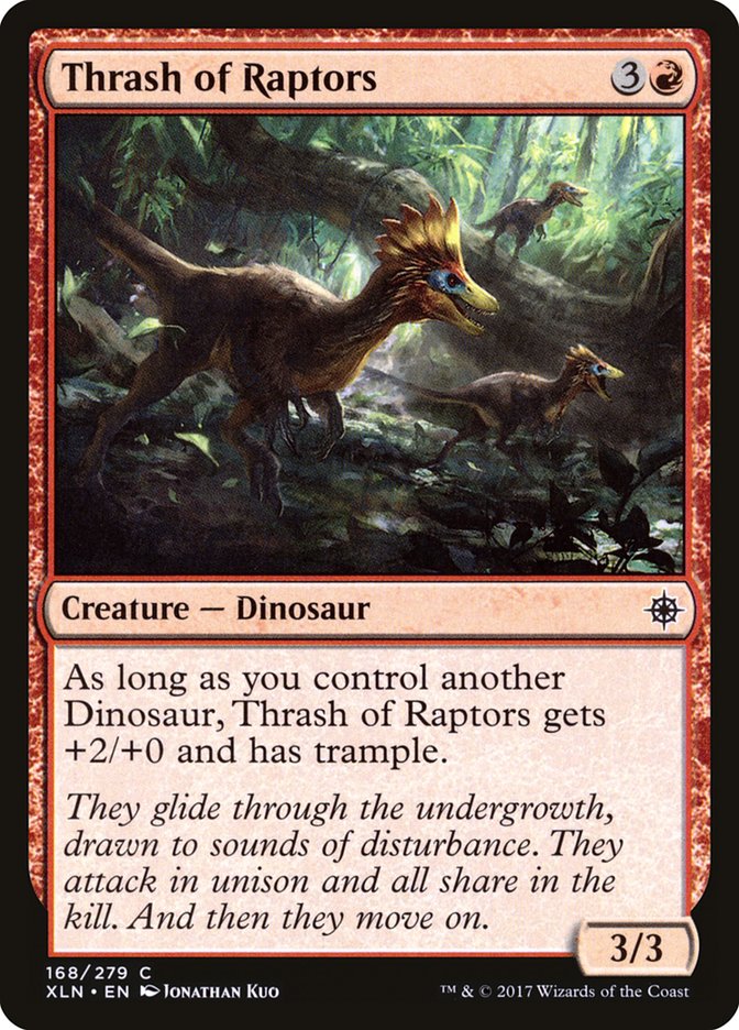 Thrash of Raptors 168 (Ixalan)  - Foil | Good Games Adelaide SA