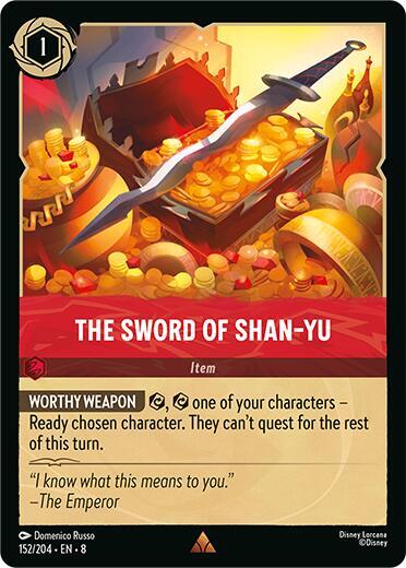 The Sword of Shan Yu 152/204 (Reign of Jafar)  - Cold Foil | Good Games Adelaide SA