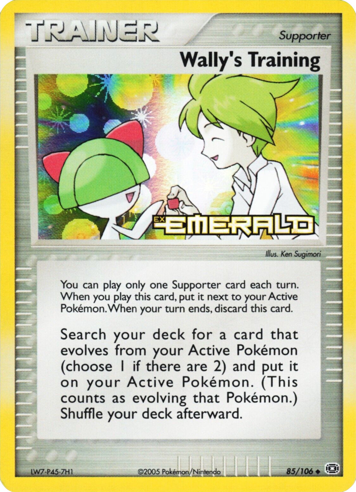 Wally's Training (85/106) (Stamped) [EX: Emerald] | Good Games Adelaide SA