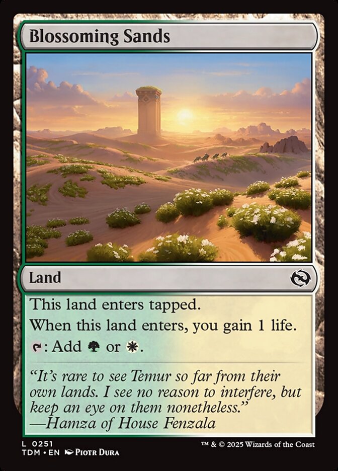 Blossoming Sands 251 (Tarkir: Dragonstorm)  | Good Games Adelaide SA